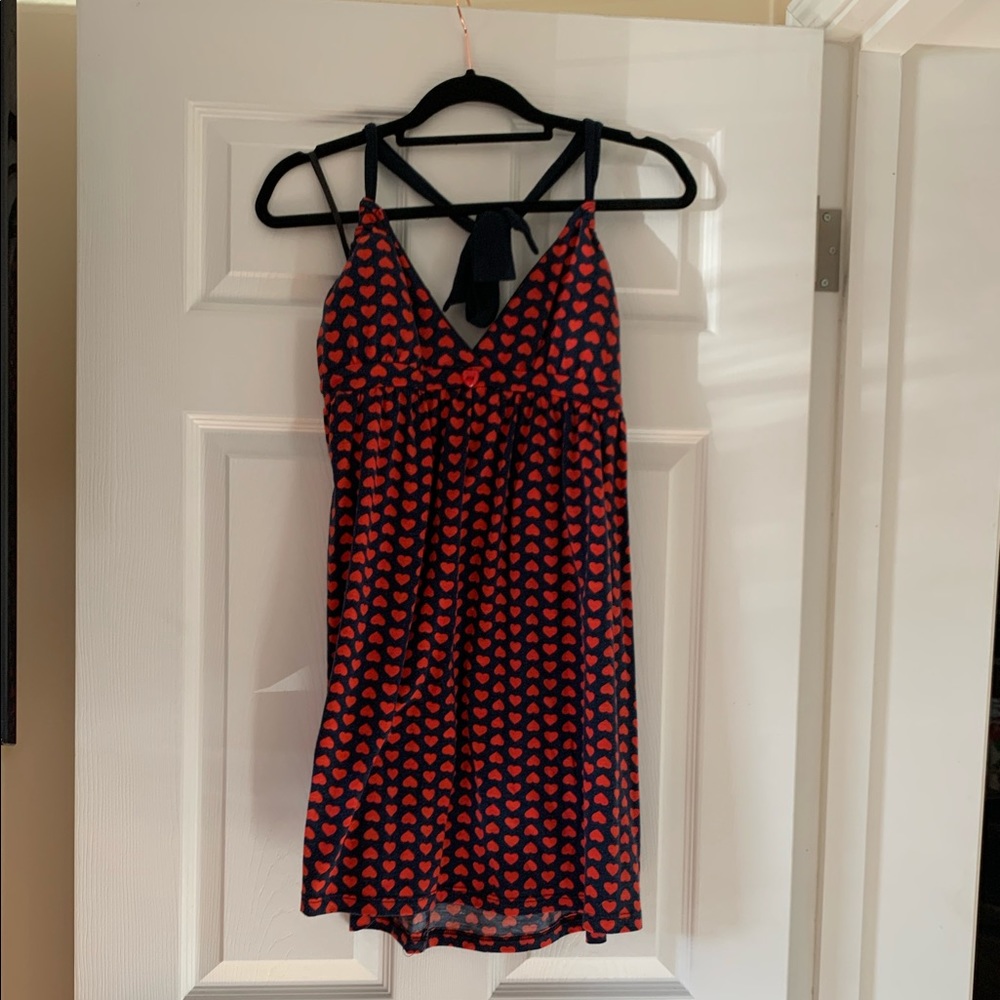 Rhapsody halter dress with hearts